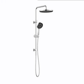Linkware Gabe Twin Shower System On Rail - Chrome